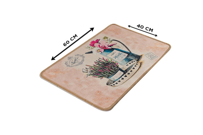 Mijölnir Alfombrilla de Baño 40 x 60 cm, 100% Poliéster, Antideslizante y Antialérgica